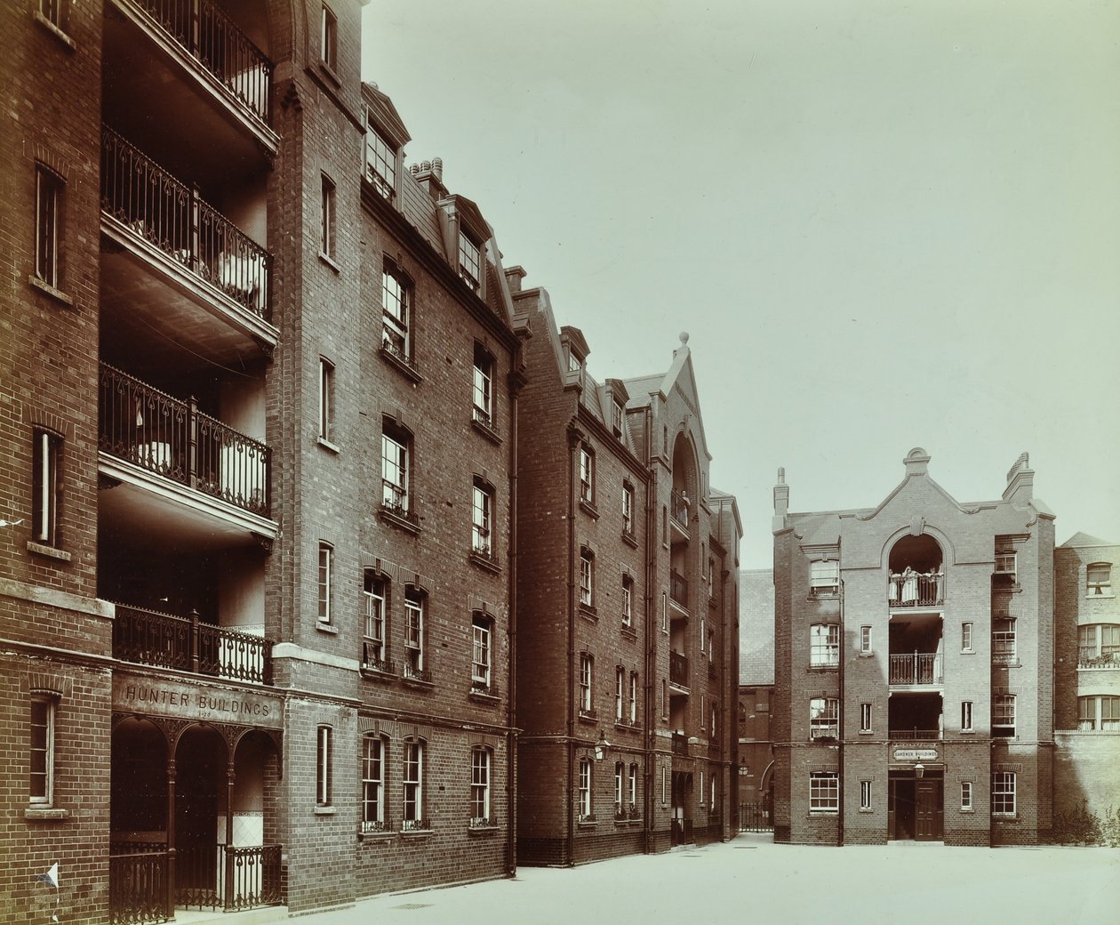 Borough Road Estate: residential tenements, London by English Photographer