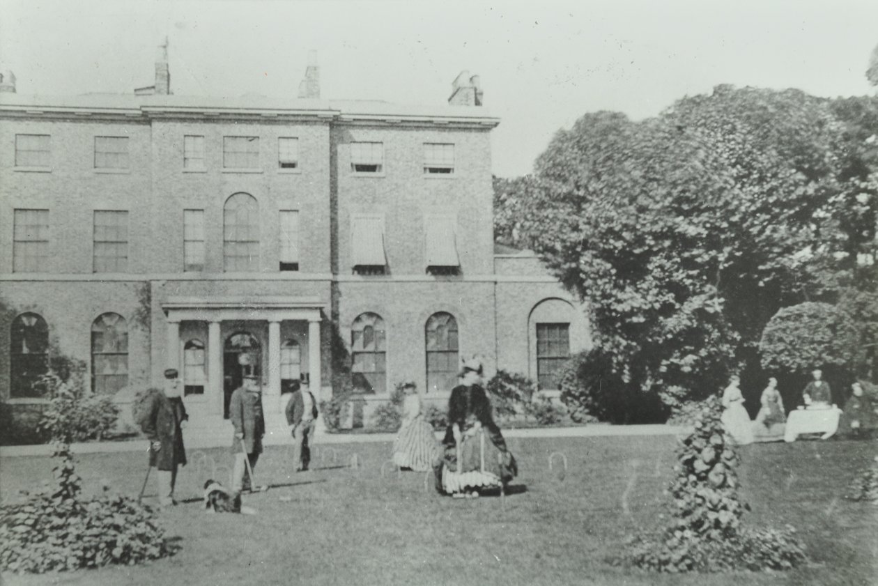 Broomwood House, Broomwood Road: rear elevation, London, 1890 by English Photographer