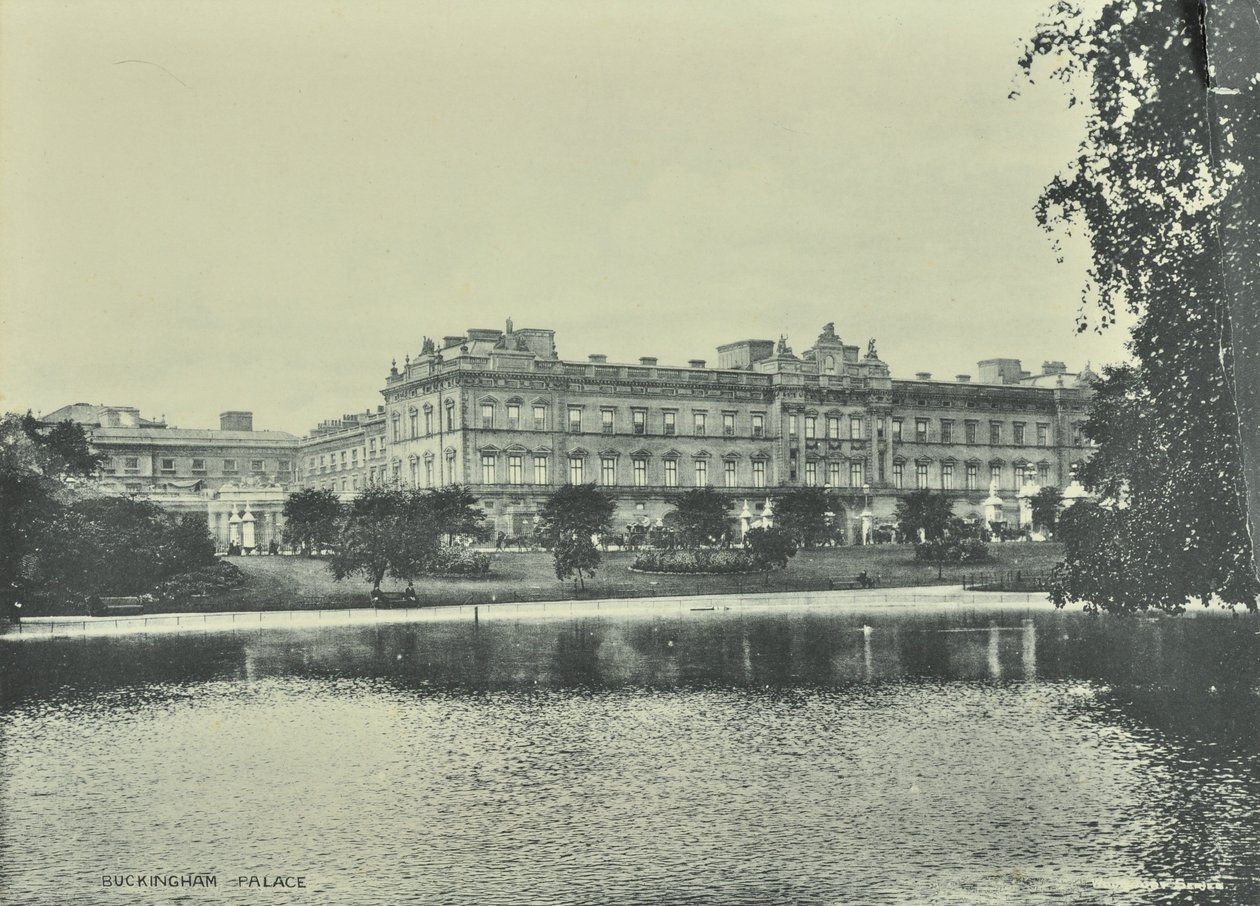 Buckingham Palace, Westminster: general view, 1896 by English Photographer