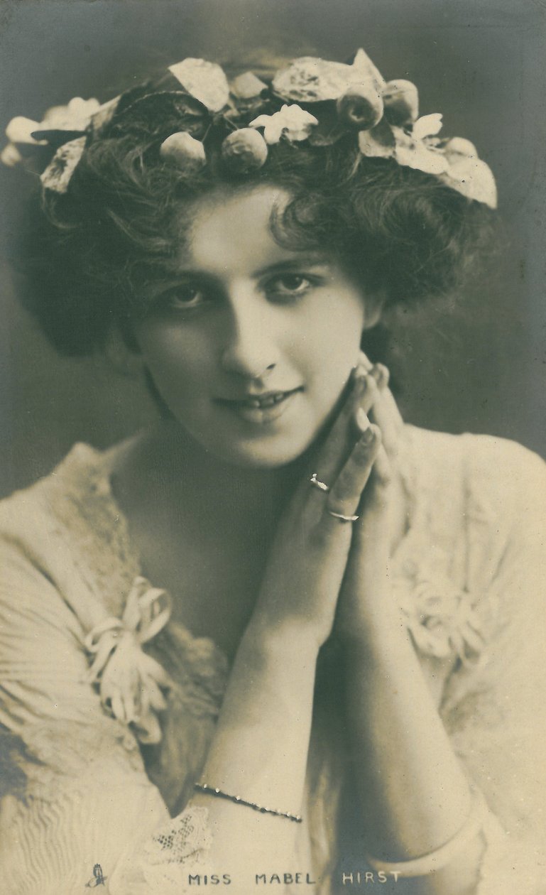Celebrities of the Stage: Miss Mabel Hirst, c.1903-08 by English Photographer