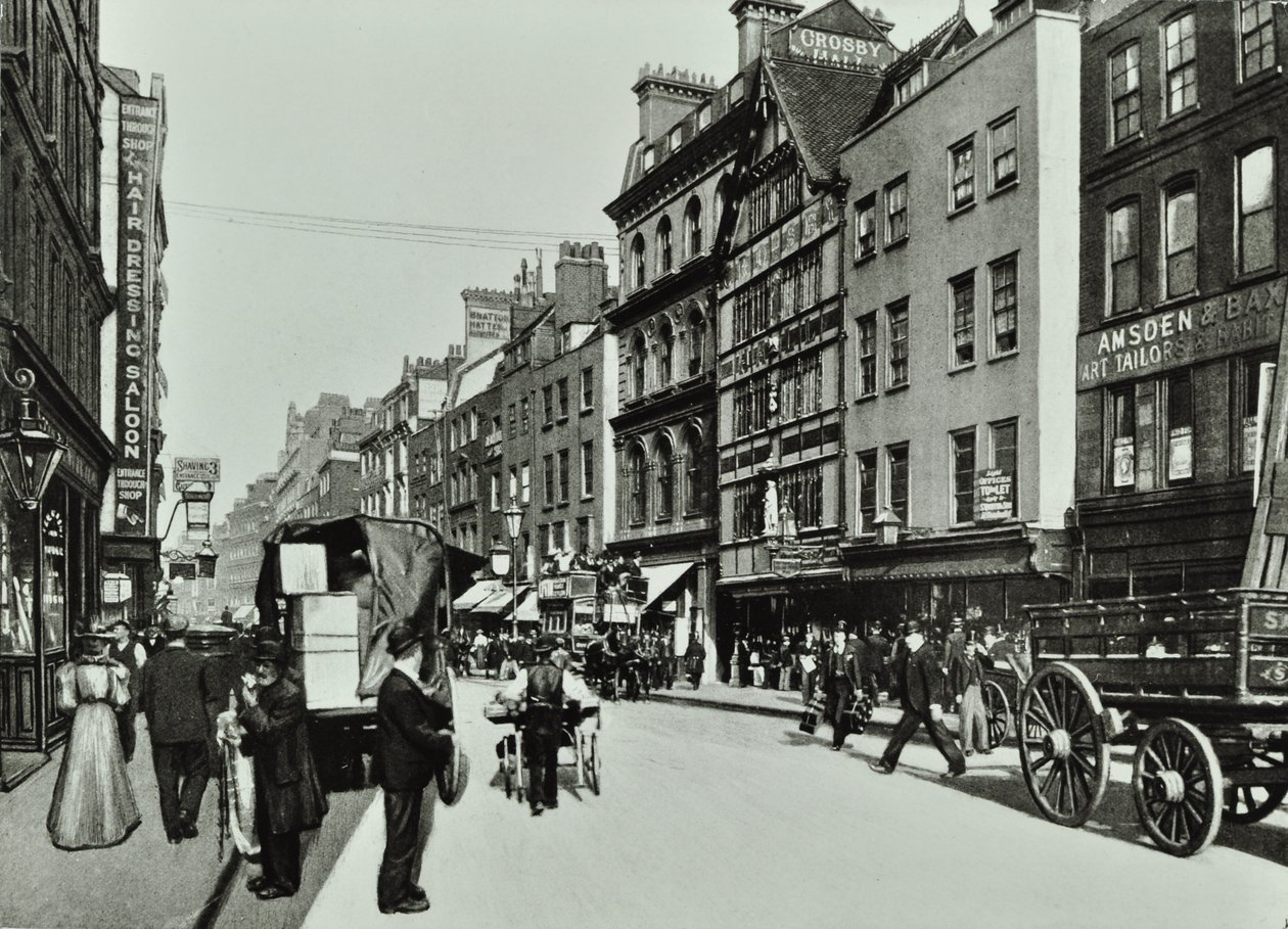 Crosby Hall, Bishopsgate: east side, London, 1890 by English Photographer