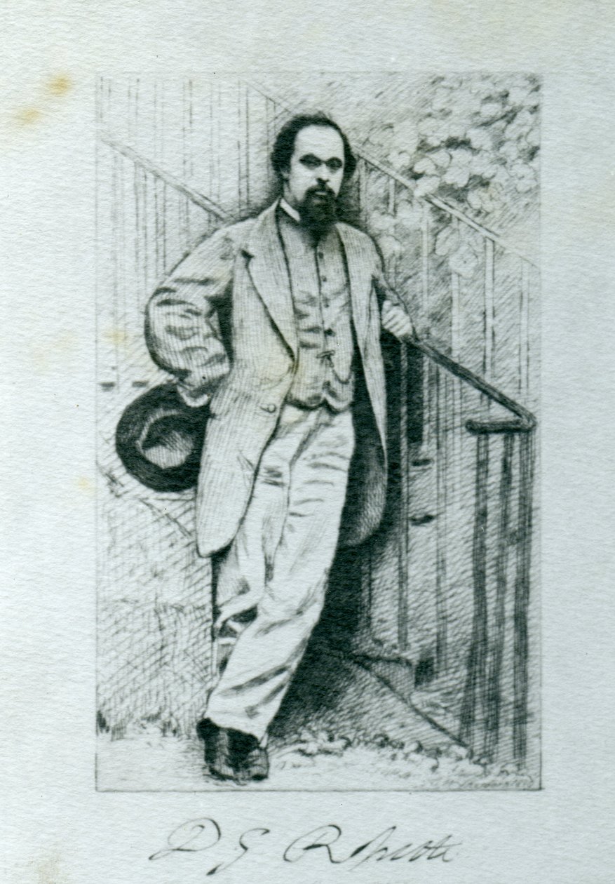 Dante Gabriel Rossetti (1828-82) by English Photographer