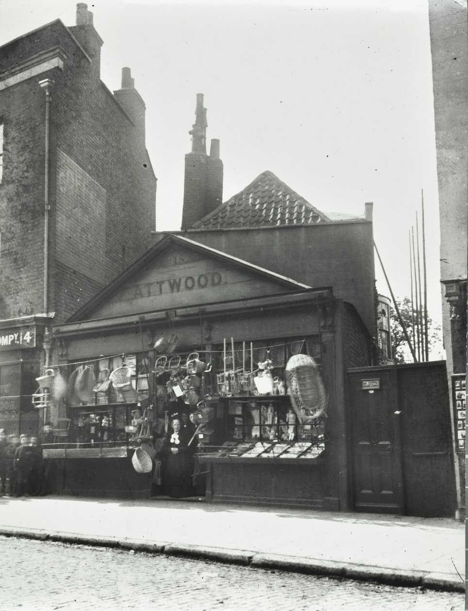 Evelyn Street: by Deptford High Street, London, 1899 by English Photographer
