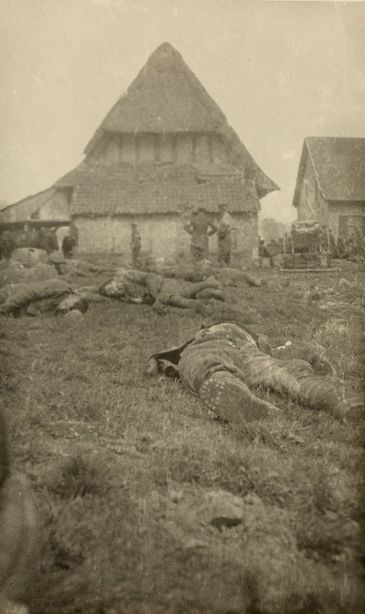 From an album of 134 photographs associated with World War One, Western Front, 1914-18 by English Photographer