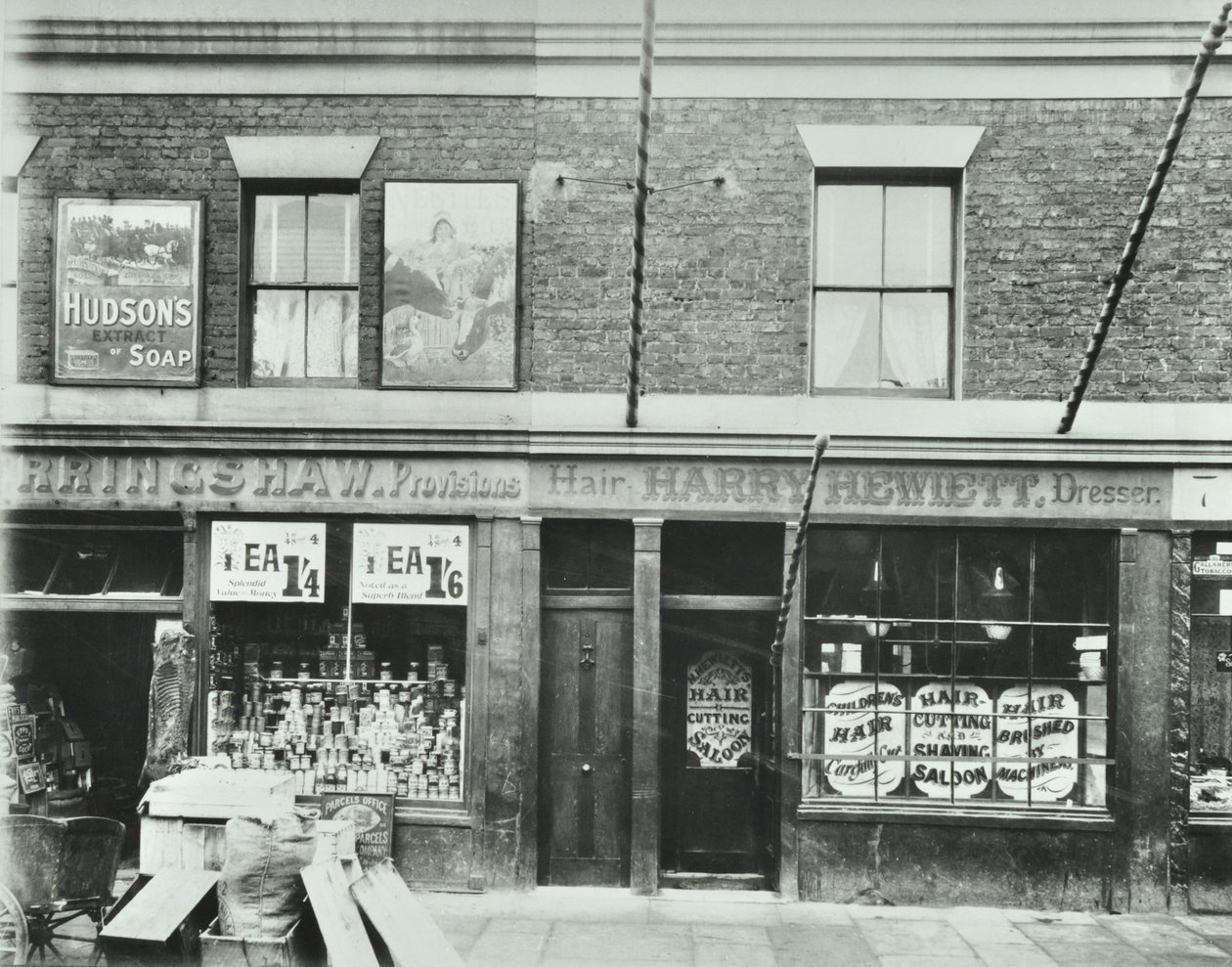 Green grocers, 5 Albert Road, 1899 by English Photographer