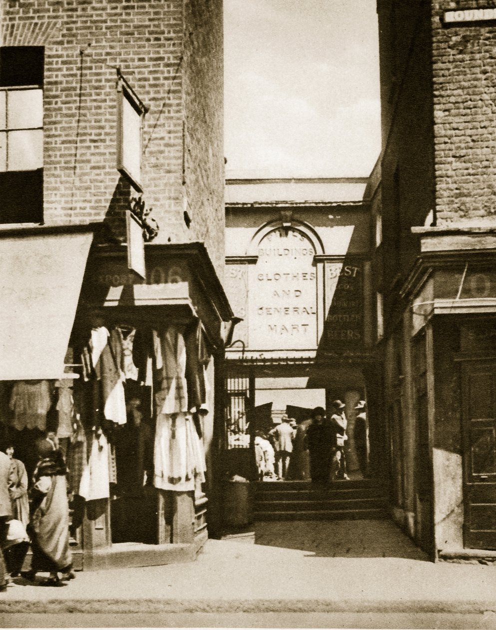 Houndsditch clothing market by English Photographer