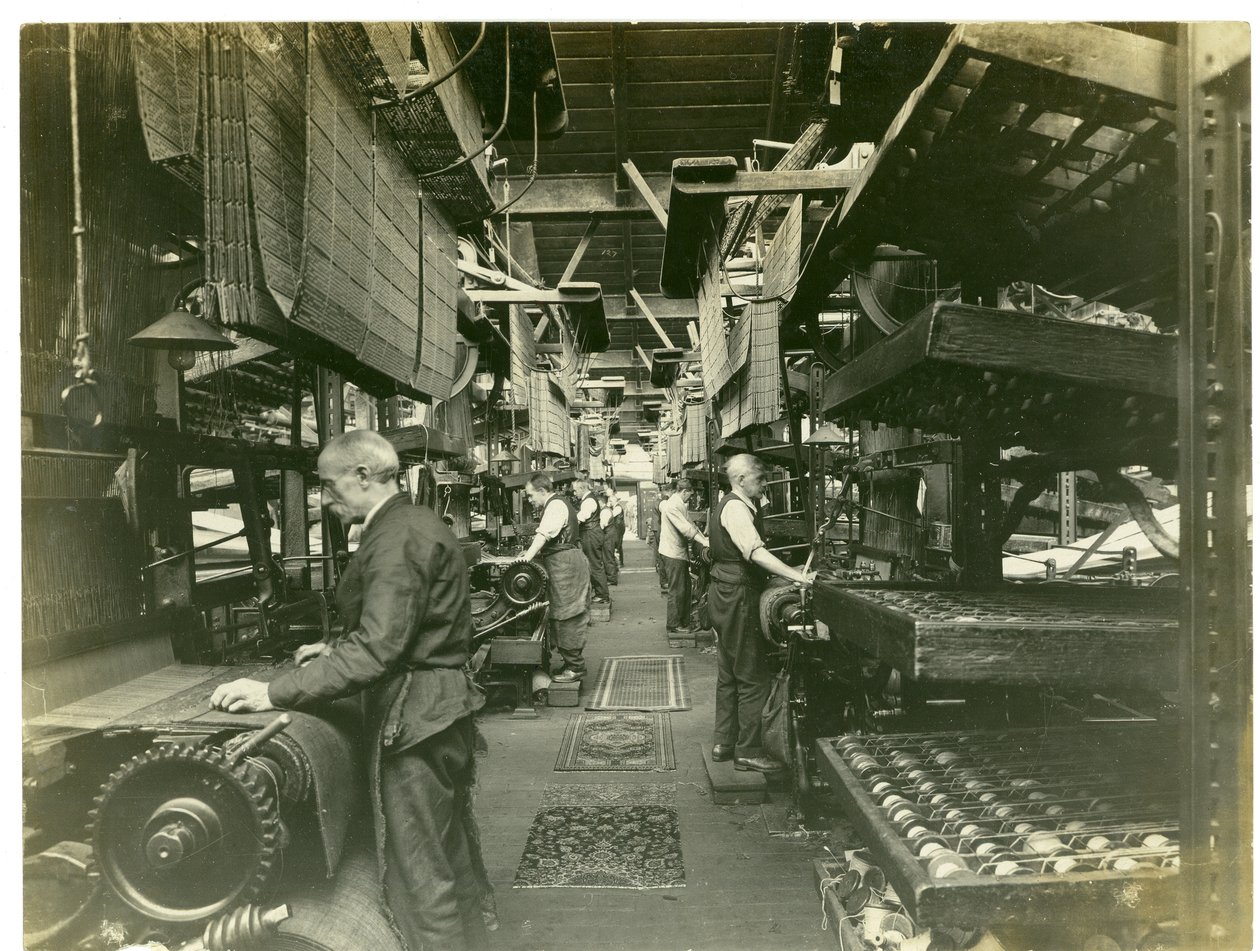 Jacquard Weaving, Hughes Factory No. 2, 1923 by English Photographer