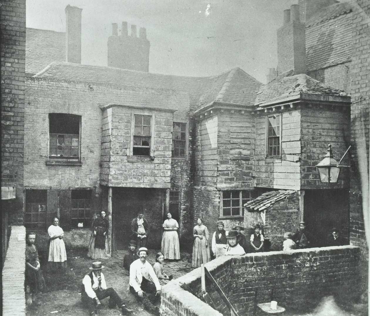 Market Court, London, 1868 by English Photographer