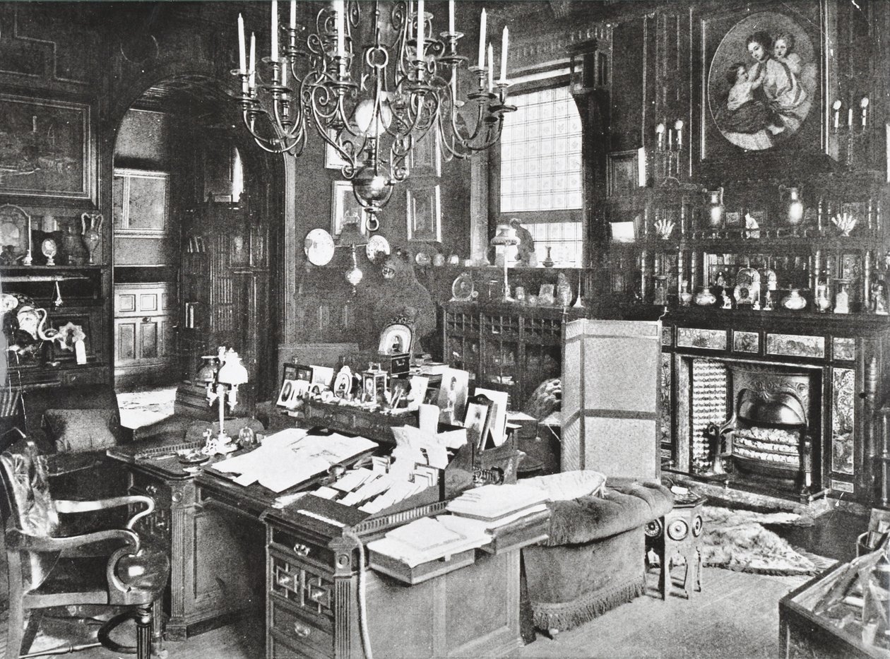 Marlborough House, Westminster: Prince of Wales Study, 1895 by English Photographer