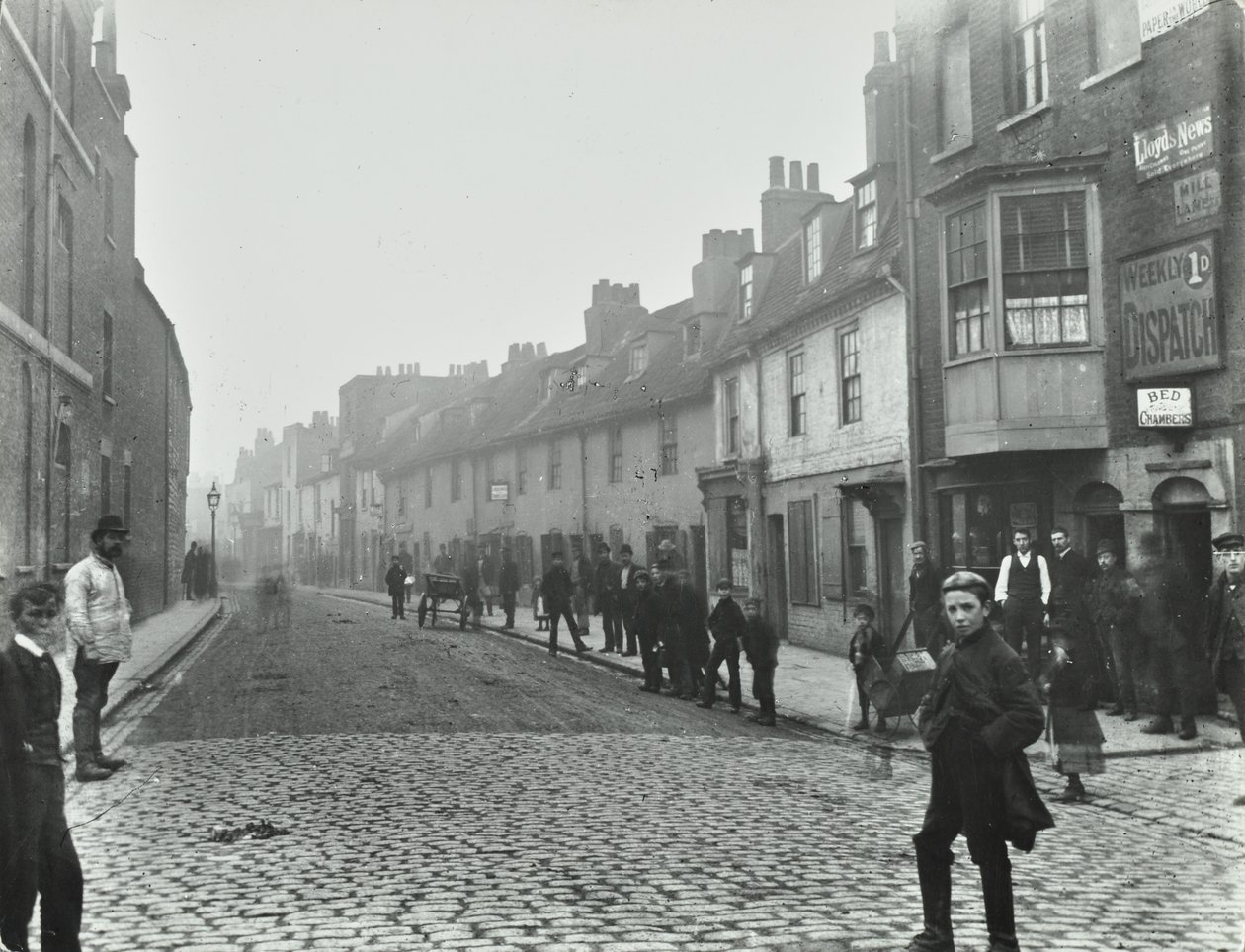 Mill Lane: from Deptford Broadway, London, 1895 by English Photographer