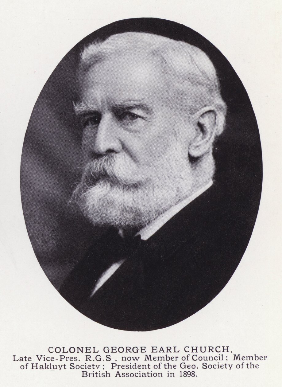 Prominent Men of London: Colonel George Earl Church by English Photographer