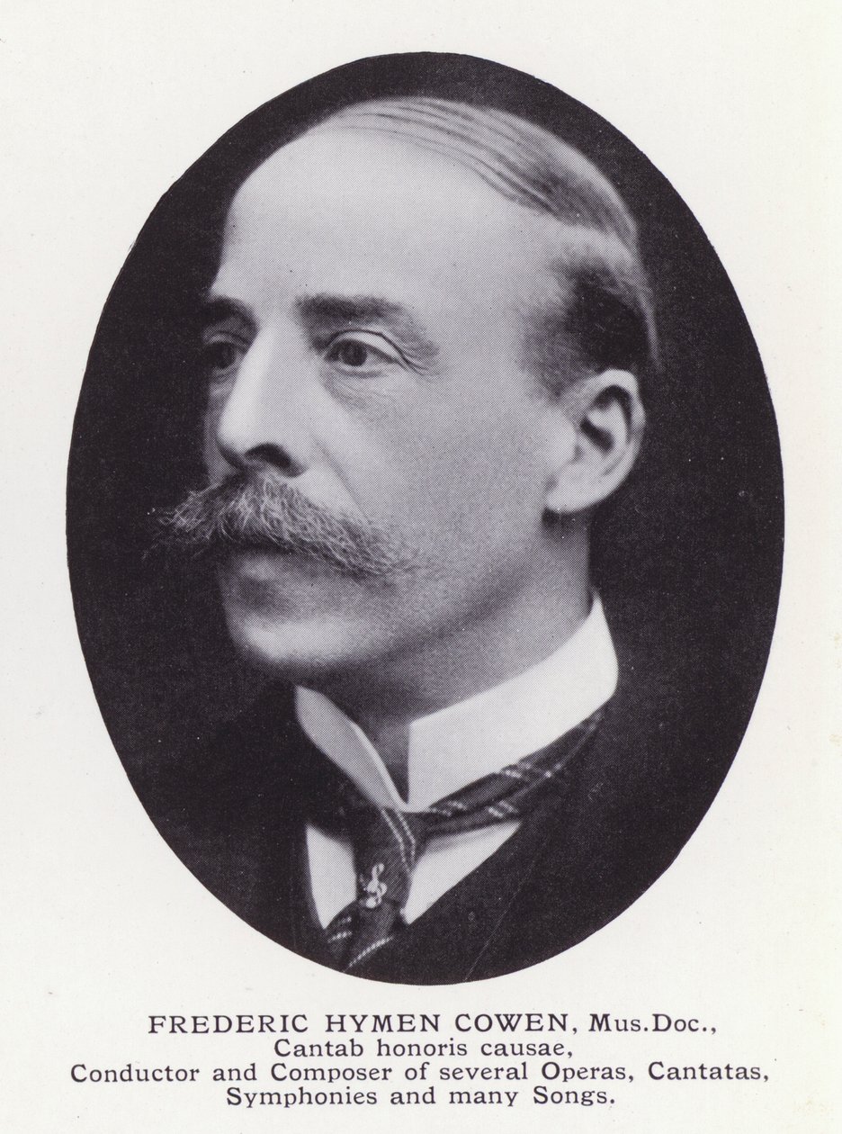 Prominent Men of London: Frederic Hymen Cowen by English Photographer
