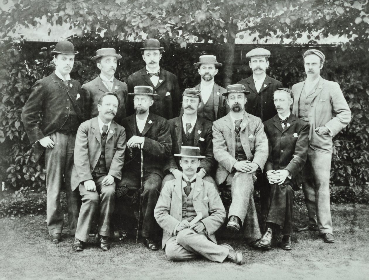 Rosendale Road School: groups of teachers by English Photographer