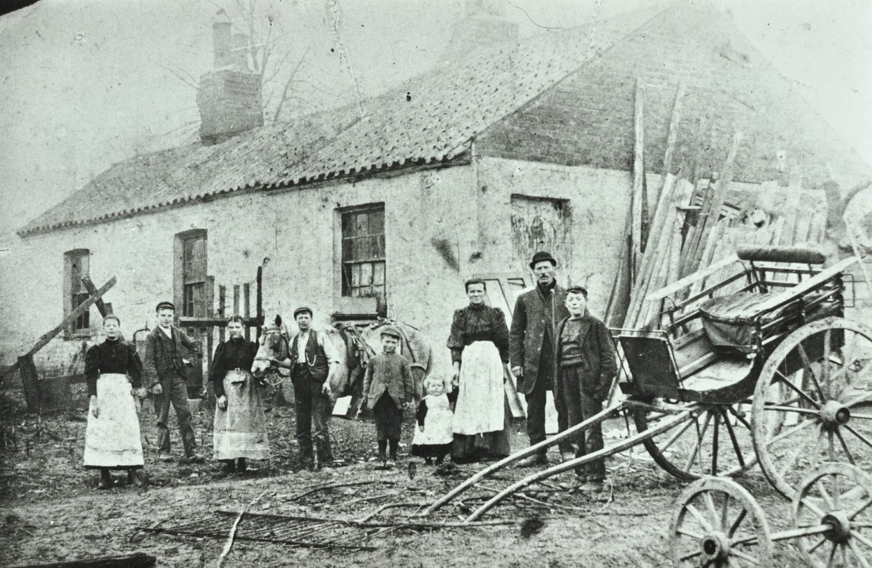 Saint Gothard Road: farm cottages, 1880 by English Photographer
