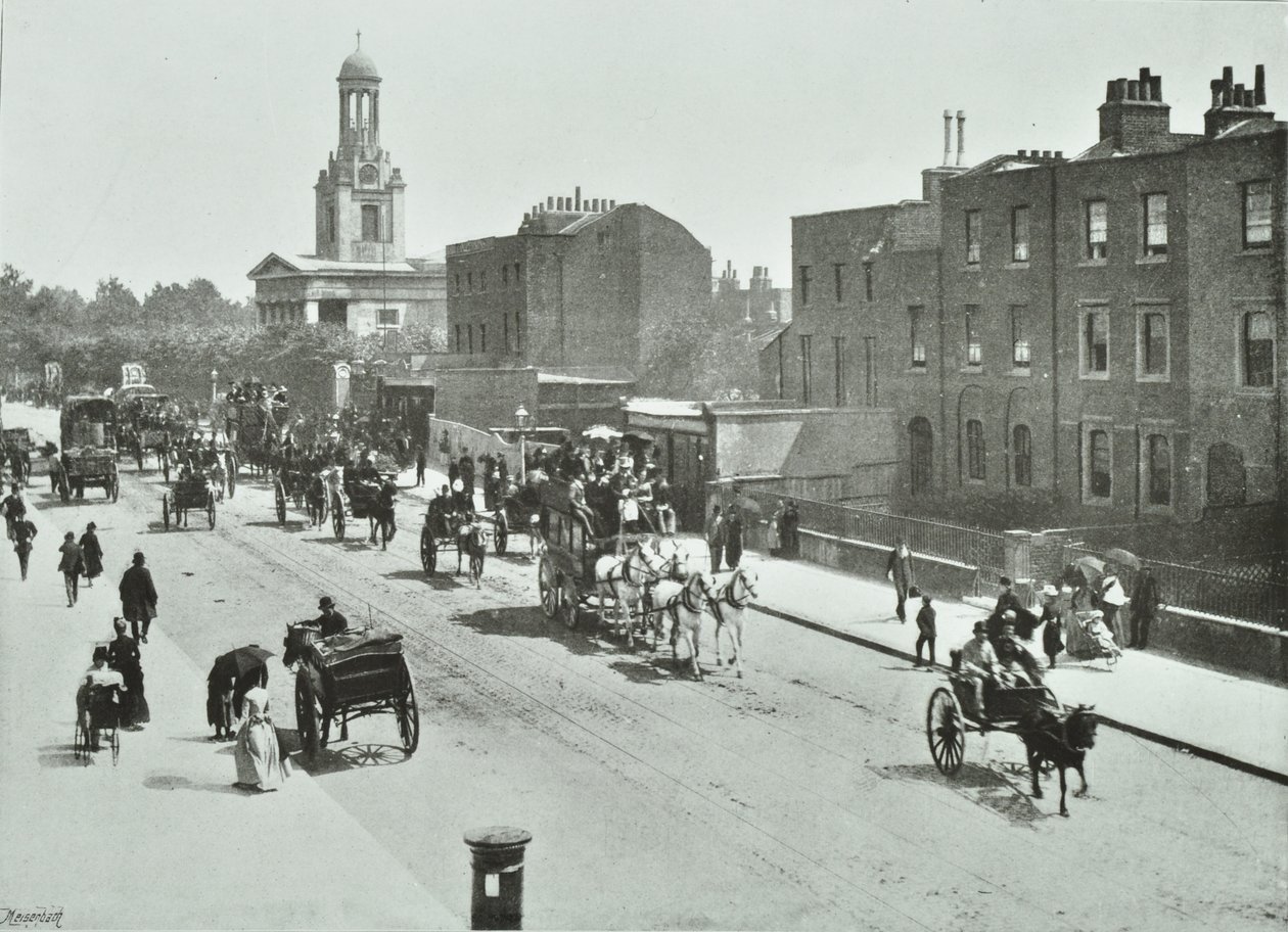 Saint Marks, Clapham Road: by Kennington Road, 1894 by English Photographer