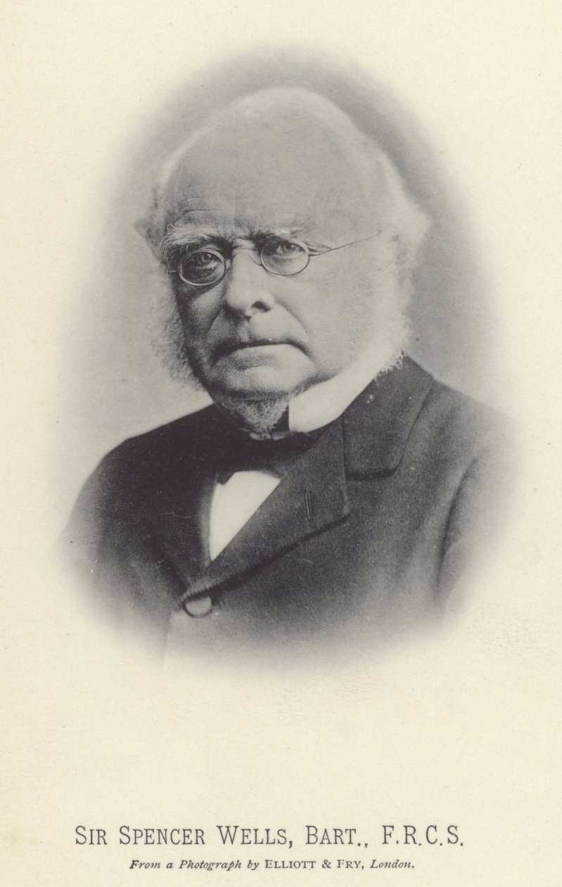 Sir Spencer Wells, Baronet, FRCS by English Photographer