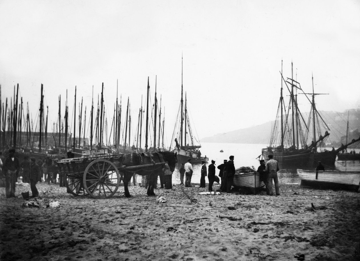 St Ives Harbour Looking Towards Carbis Bay by English Photographer