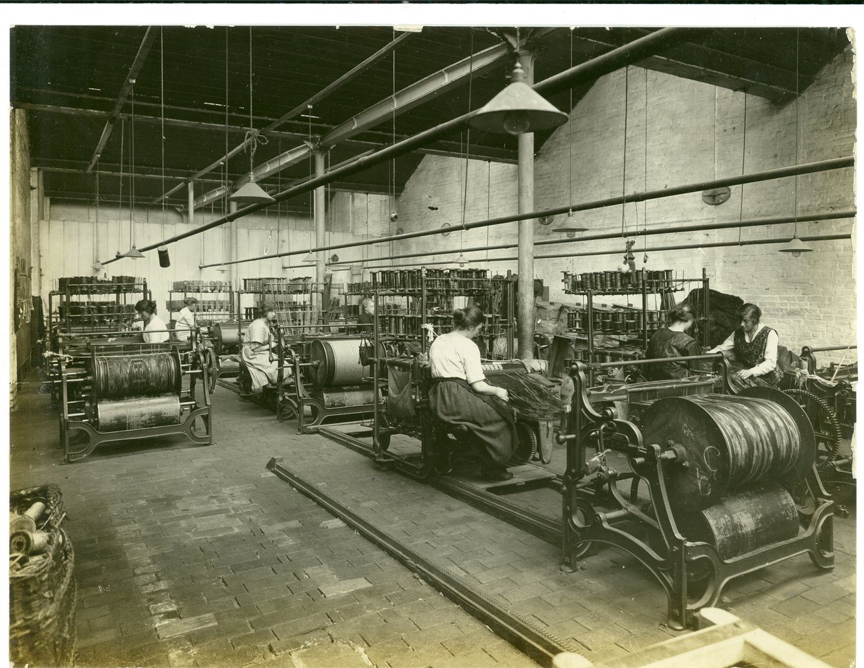 Tapestry Setting, Hughes Factory No. 2, 1923 by English Photographer