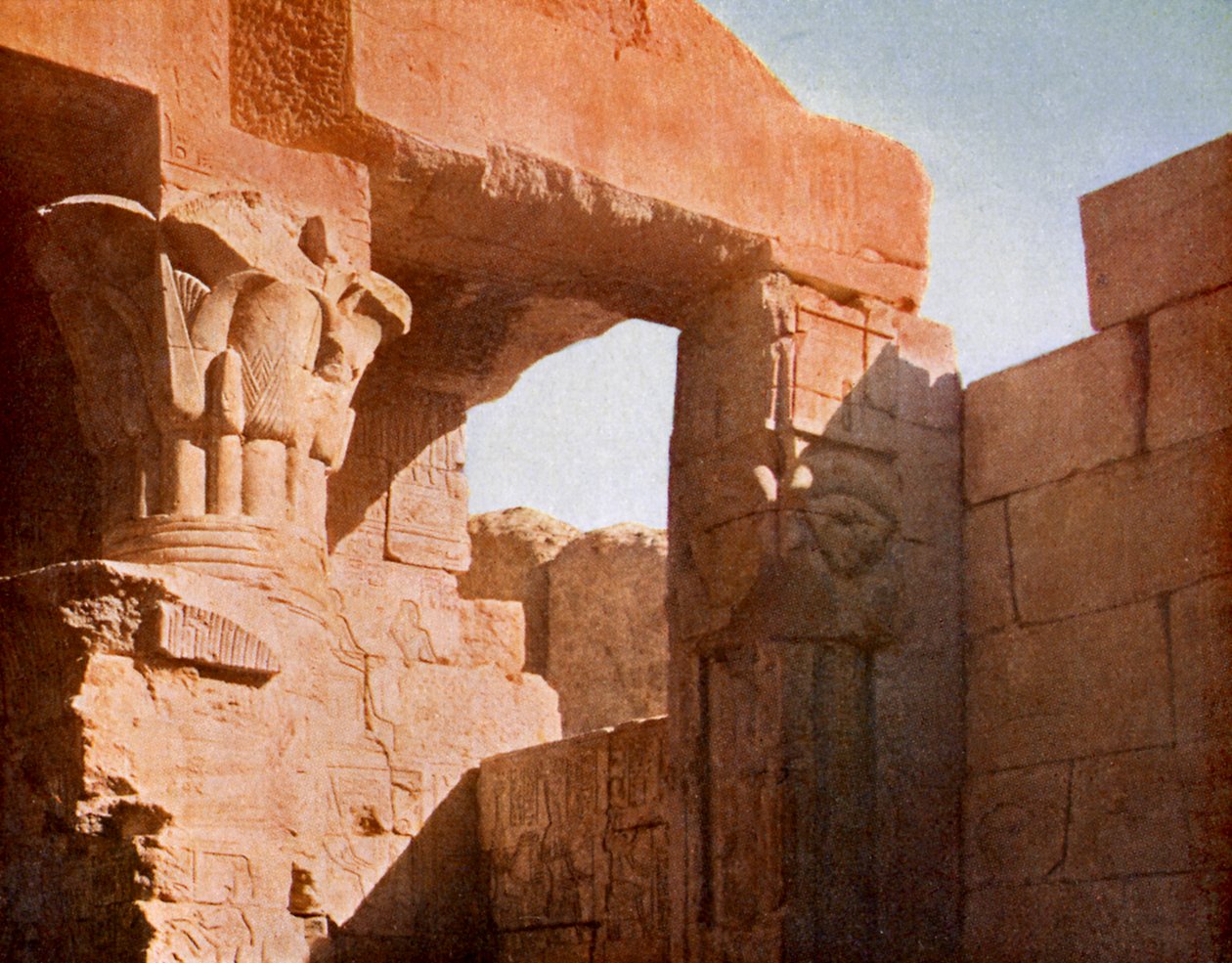 Temple at El Medina, Egypt by English Photographer