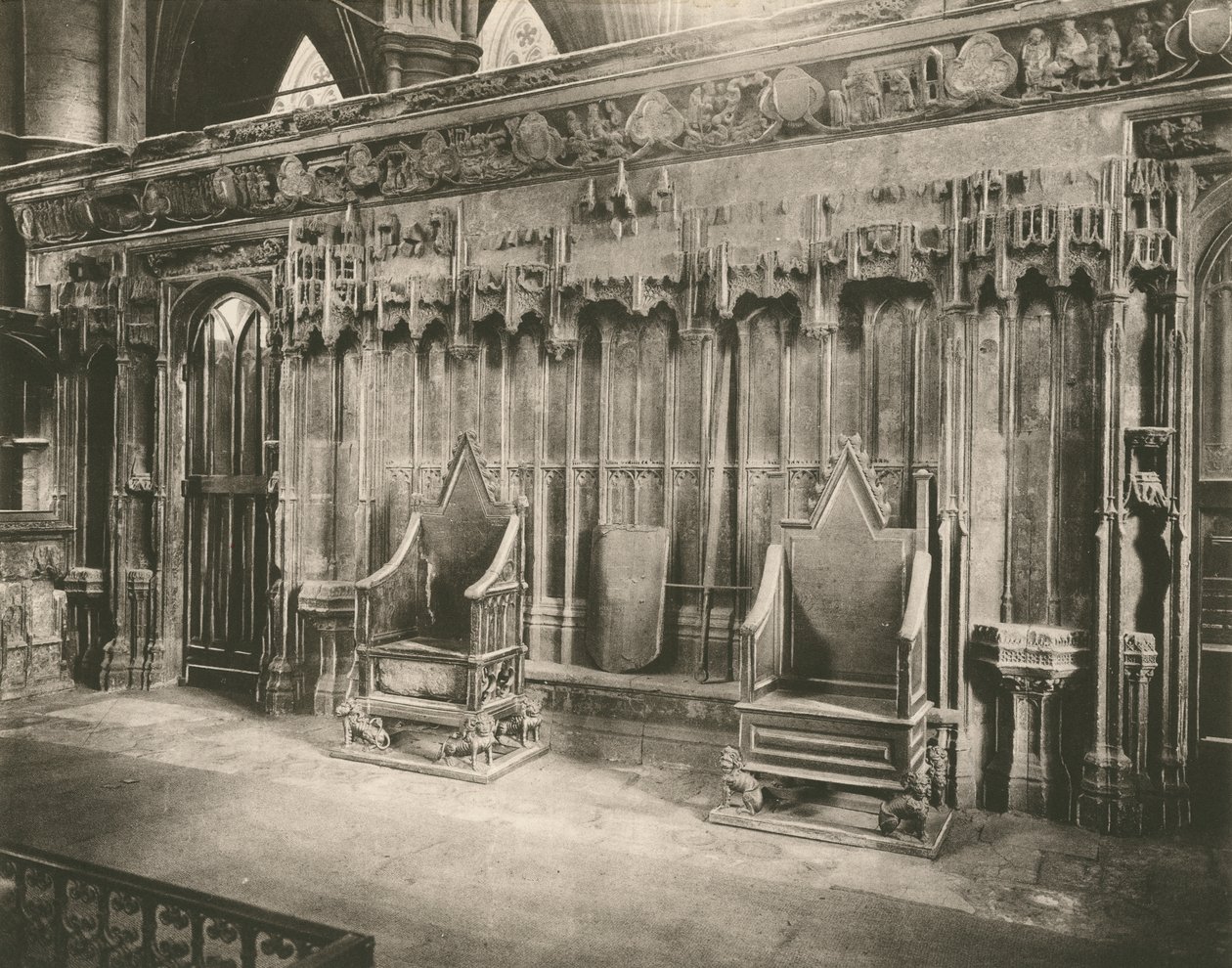 The Coronation Chairs by English Photographer