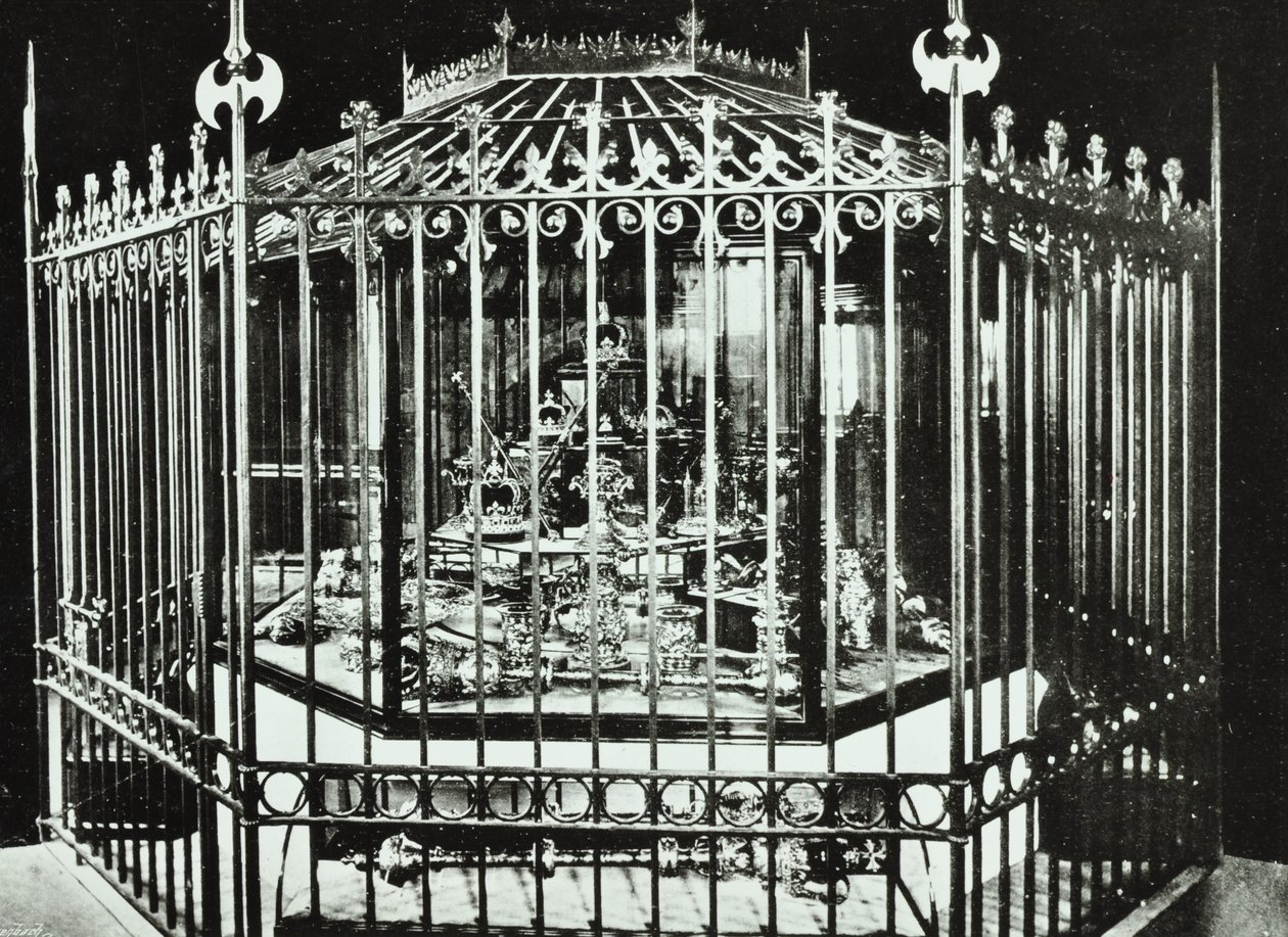 Tower of London: Crown Jewels, 1890 by English Photographer
