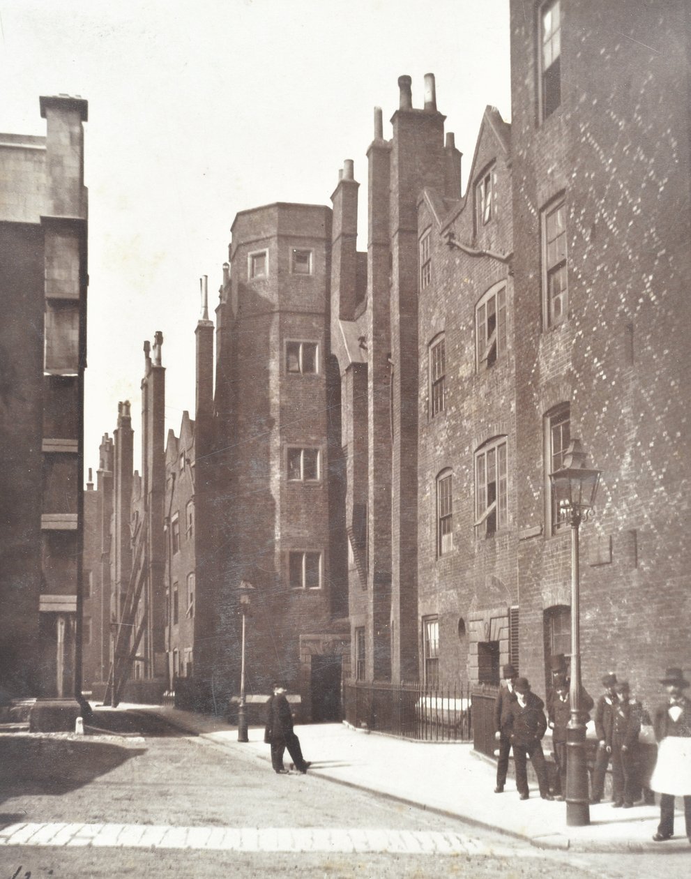 View of Lincolns Inn Old Square, London, 1876 by English Photographer