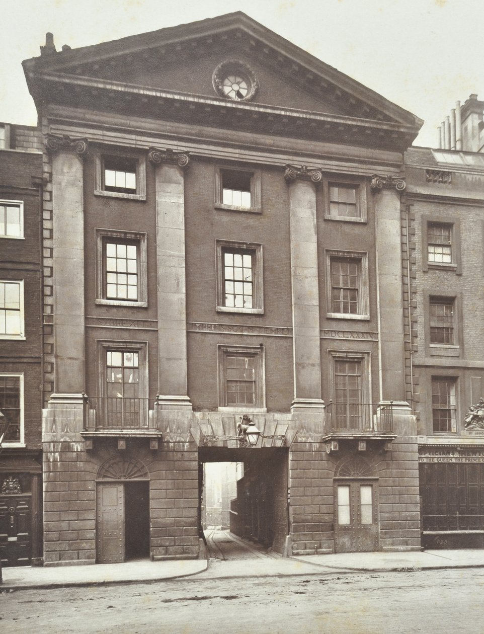 View of Middle Temple Gate House, London, 1885 by English Photographer