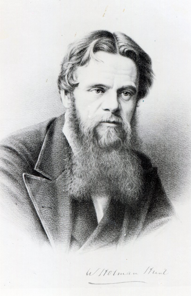 William Holman Hunt, Engraving after a Photograph, c.1865 by English Photographer