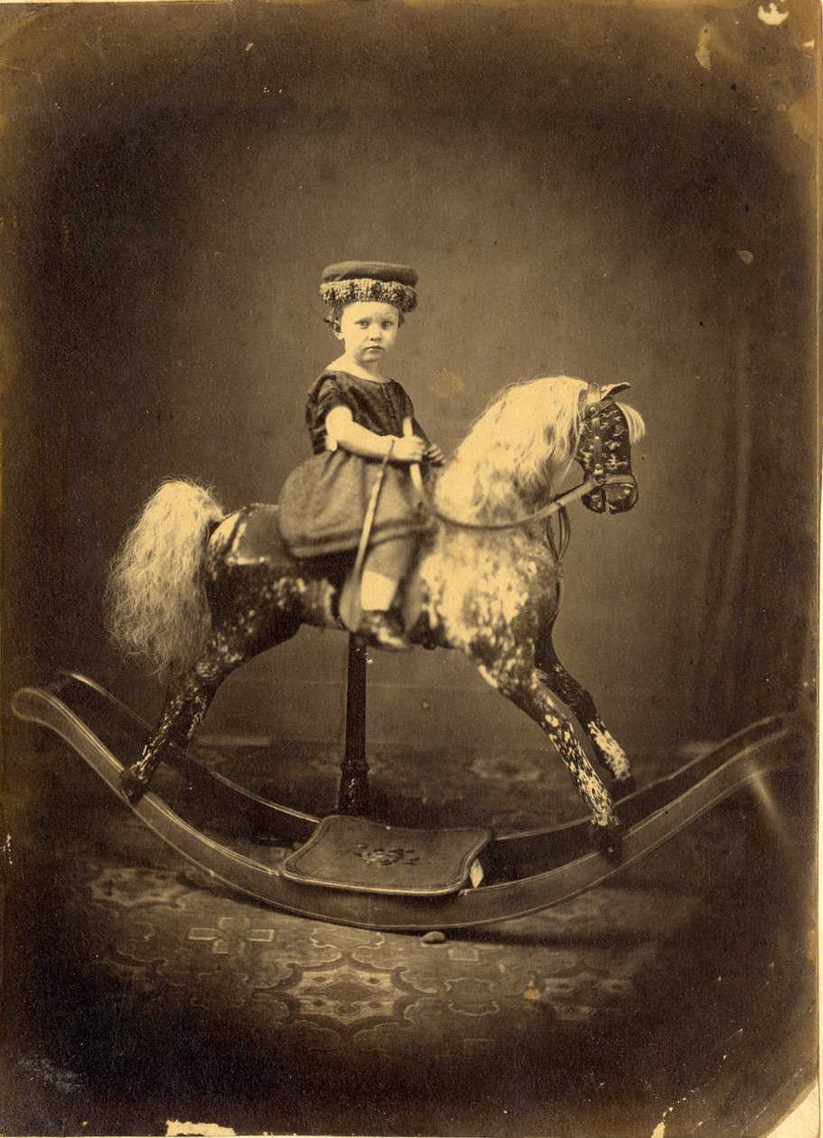 Girl on rocking horse discount