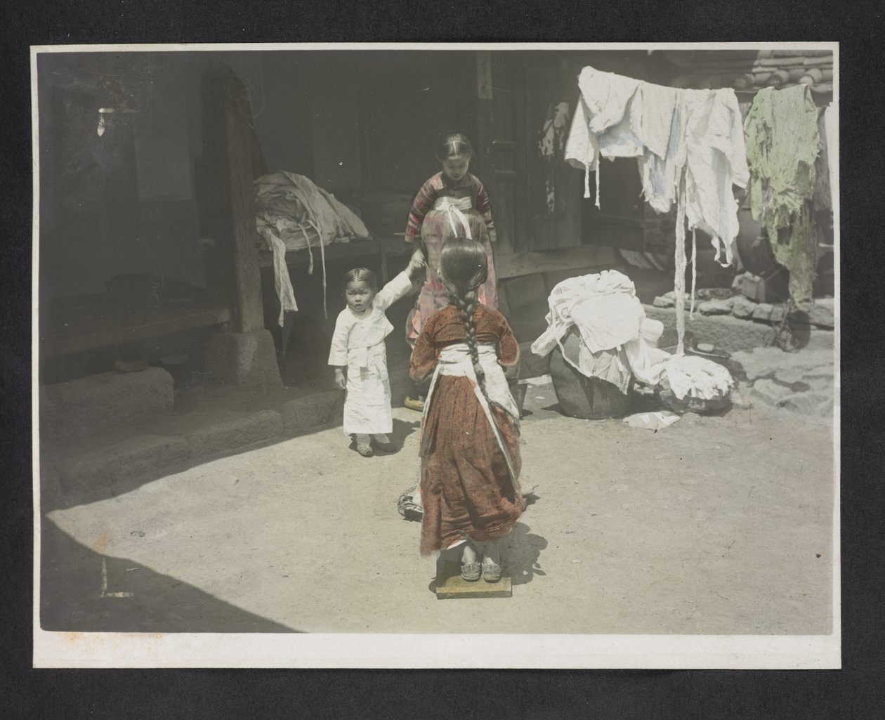 Young Girls, Photograph Album of Korea by English Photographer