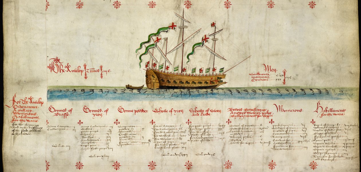 The Antelope, launched in 1546 from 