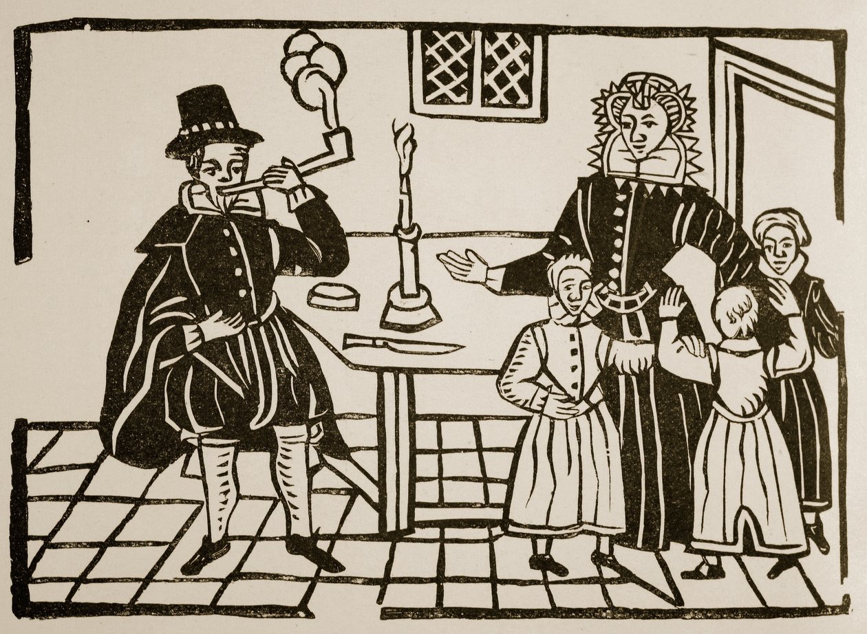A Family Group, early 17th Century by English School