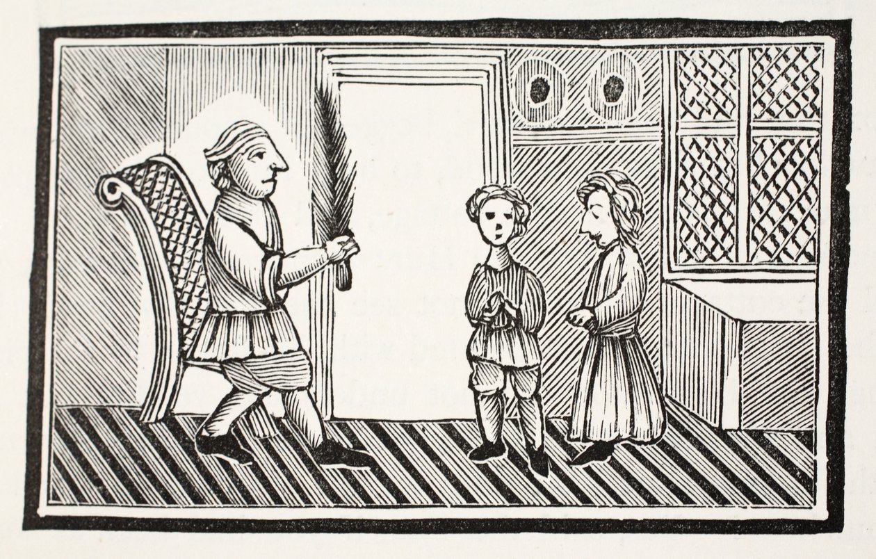 A Father and His Sons by English School