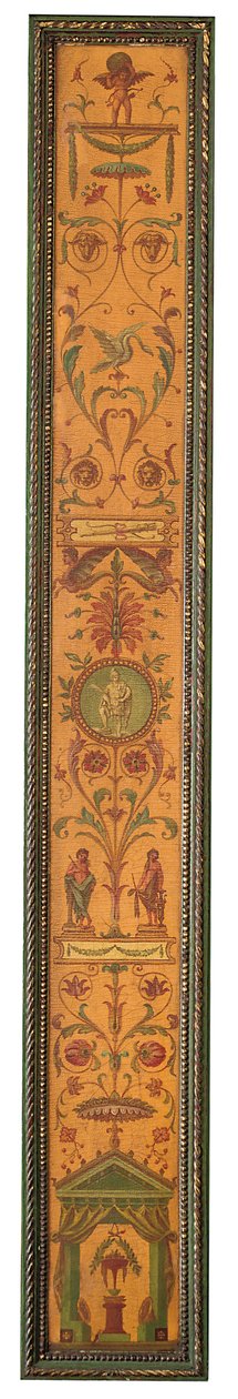 George III style bowfront bookcase by English School