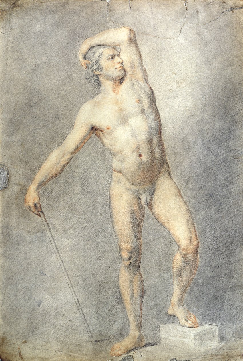 A Male Nude, c.1770 by English School