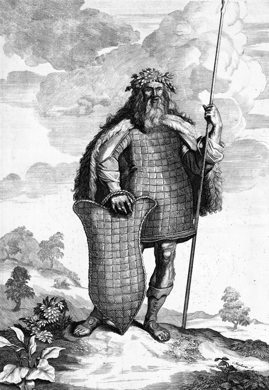 A Marcoman, engraved by Cornelis Huyberts, illustration to Caesars Commentaries, translated into English by William Duncan, published 1753 by English School