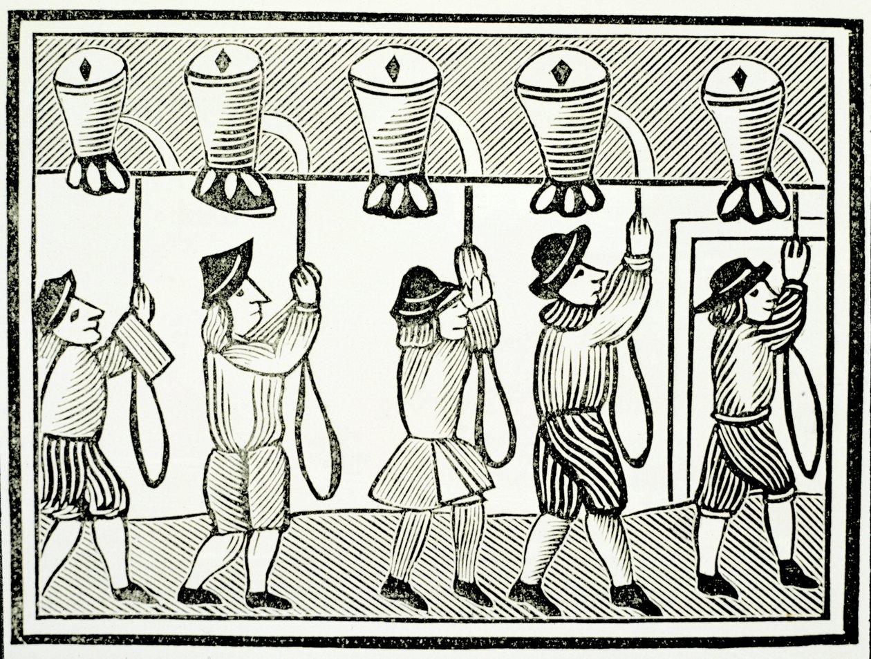 A Peal of Church Bells, from a Collection of Pamphlets on Esoterica, c.16th Century by English School