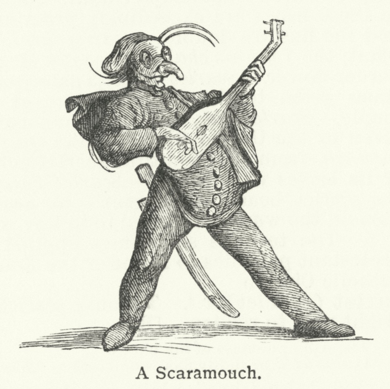 A Scaramouch by English School