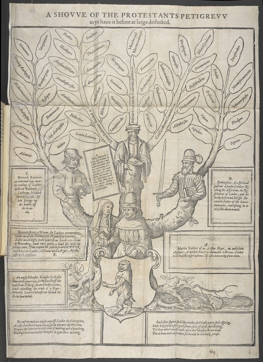 A Showe of the Protestants Petigrew, illustration from the 'Apology of ...