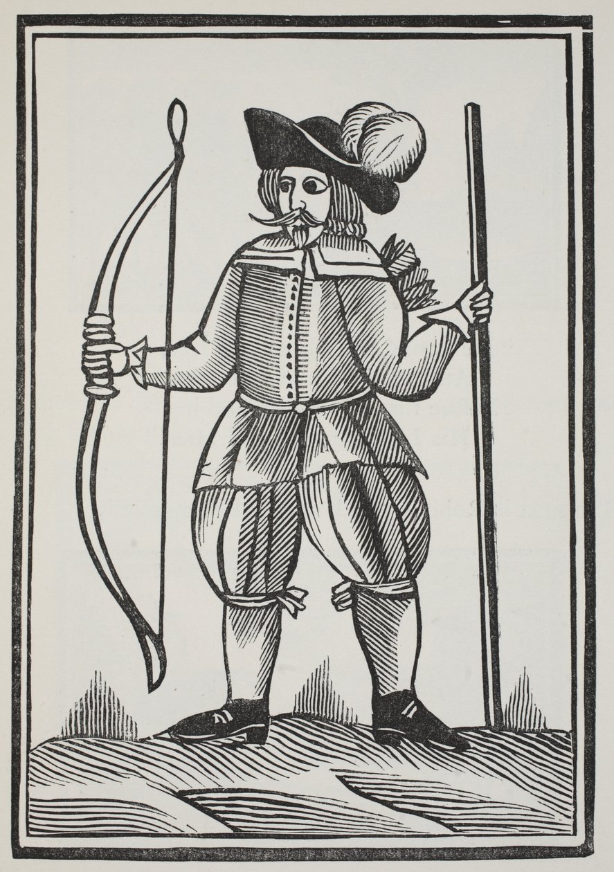 A True Tale of Robin Hood (illustration) by English School