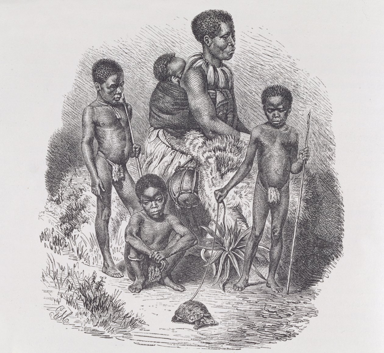 A Zulu family, from 