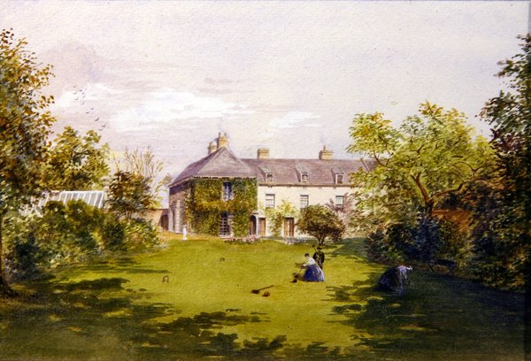 A country villa, c.1840 by English School