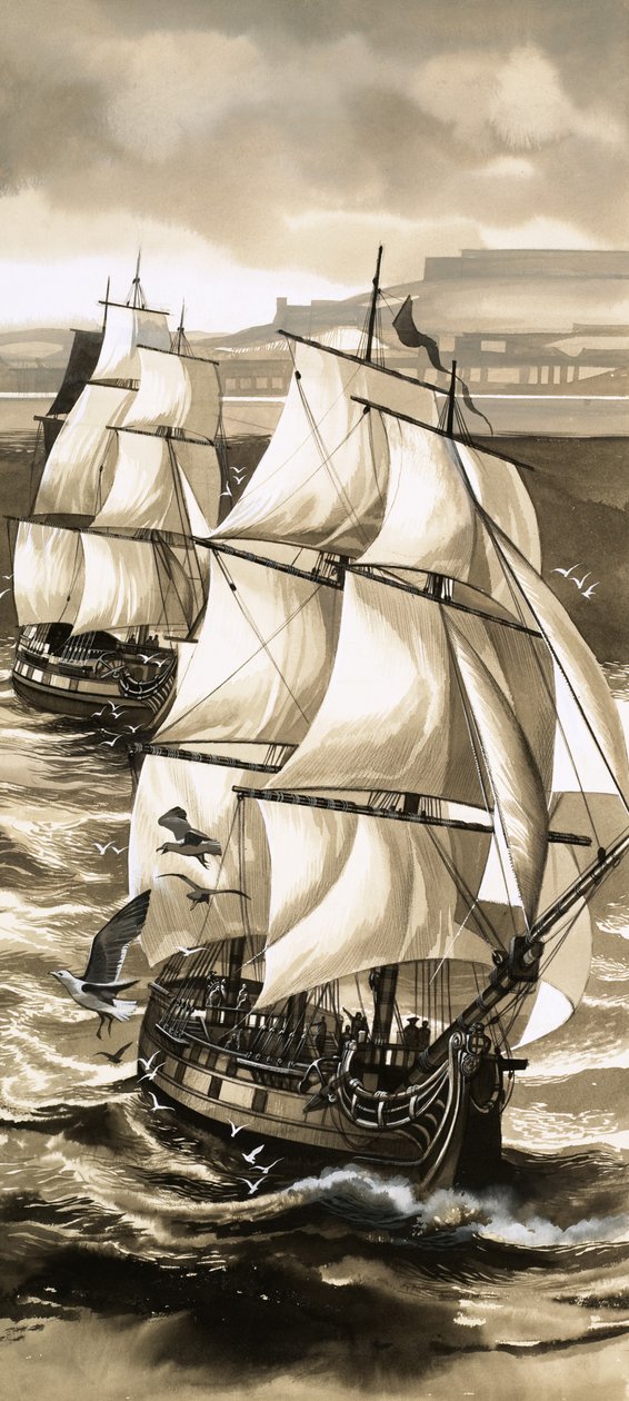 A Salute of Guns Accompanied Jean de La Perouse