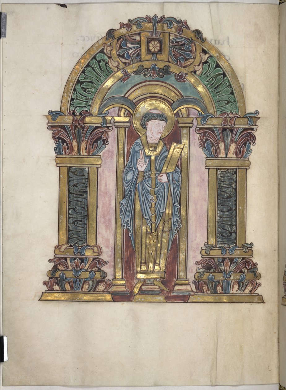 St Swithun, Benedictional of St Aethelwold, 971-984 by English School