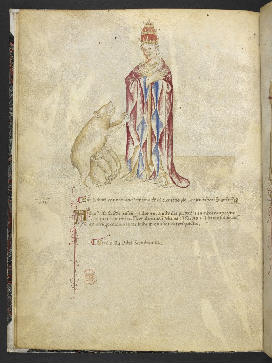 Joachimi Abbatis de Curatio, et Anselmi, Episcopi Marsicani, Vaticinia xxx de Pontificibus Romanis; scil., a Nicolao III. ad Innocentium VIII, c.1500 by English School