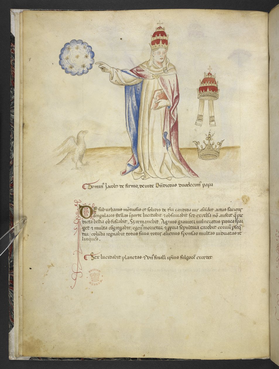 Joachimi Abbatis de Curatio, et Anselmi, Episcopi Marsicani, Vaticinia xxx de Pontificibus Romanis; scil., a Nicolao III. ad Innocentium VIII, c.1500 by English School