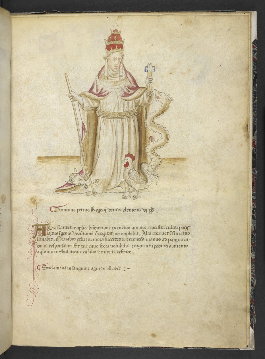Joachimi Abbatis de Curatio, et Anselmi, Episcopi Marsicani, Vaticinia xxx de Pontificibus Romanis; scil., a Nicolao III. ad Innocentium VIII by English School