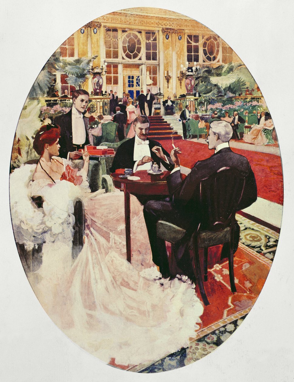 Advertisement for Alma cigarettes, early twentieth century by English School