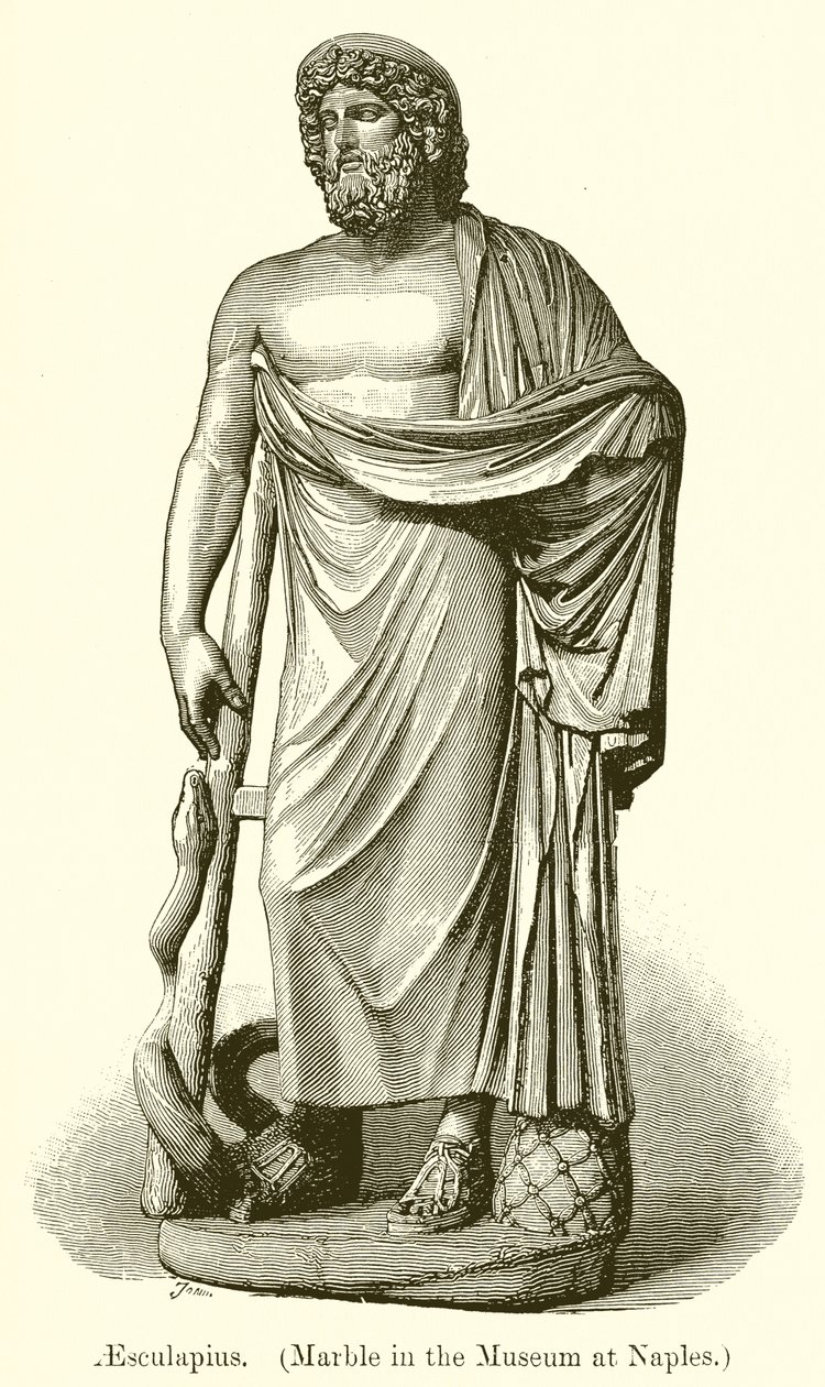 Aesculapius by English School