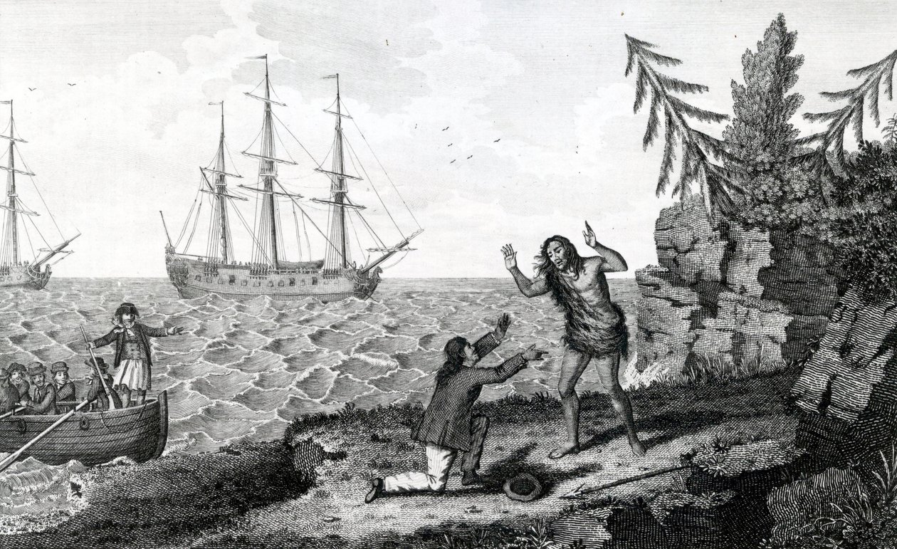 Affecting Interview of Two Mokito Men, illustration taken from Moore